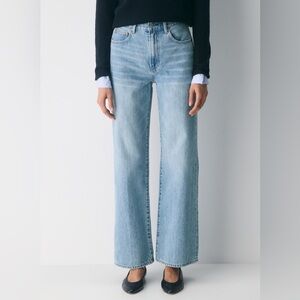 Denim Forum The Farrah Hi-Rise Wide Jean